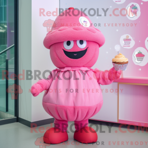 Maskottchenkostüm Pink...