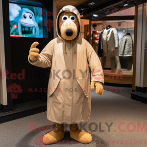 Tan Aglet mascottekostuum...