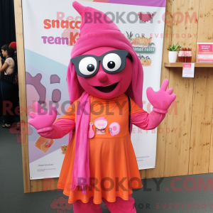 Pink Tikka Masala mascot...