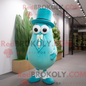 Cyan Radise maskot kostume...