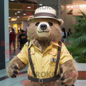 Disfraz de mascota del oso...