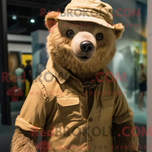 Máscara de urso-preguiça de...