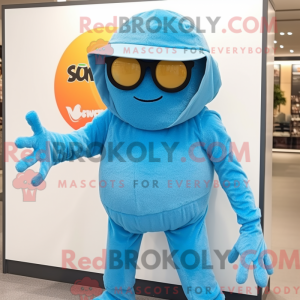 Maskottchenkostüm Sky Blue...