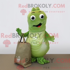Oliven Hydra maskot kostume...