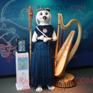 Navy Celtic Harp...