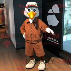 Brun Albatross maskot...