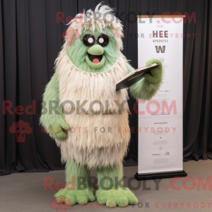 Máscara de Olive Yeti com...