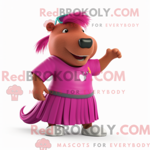 Máscara Magenta Capivara...