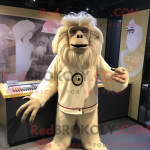 Disfraz de mascota babuino...