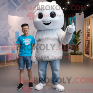 Silver Ice Cream maskot...