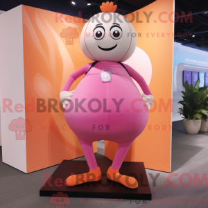 Pink Mandarin mascot...