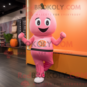 Pink mandarin maskot...
