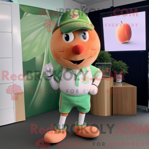 Peach Kiwi mascottekostuum...