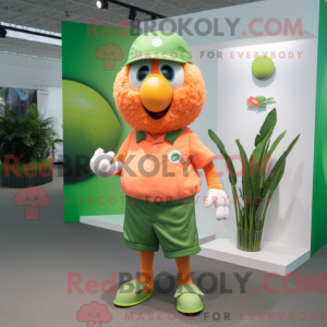 Peach Kiwi-maskotdraktfigur...
