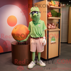 Peach Kiwi-maskotdraktfigur...