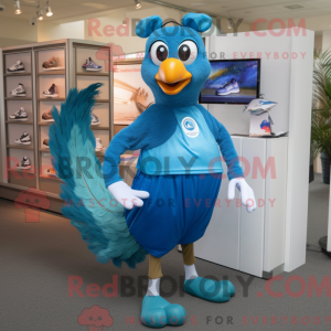 Maskottchenkostüm Blauer...