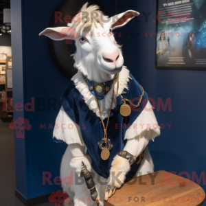 Navy Boer Goat maskot...