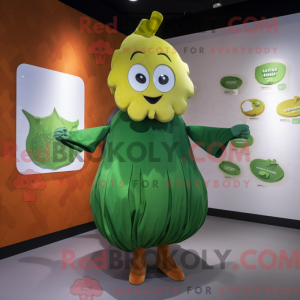 Rust Spinat maskot kostume...