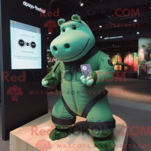 Forest Green Hippopotamus...