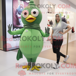 Grüne Wachtel Maskottchen...