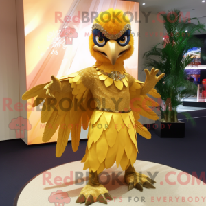 Costume de mascotte de Gold...