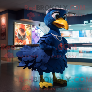 Navy Dodo Bird maskot...