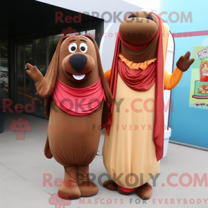Disfraz de mascota Brown...
