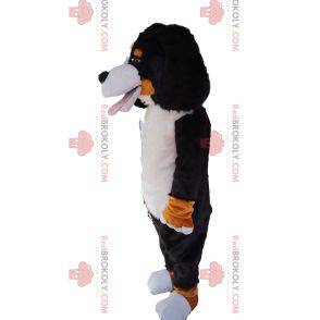 Very friendly Saint Bernard mascot
