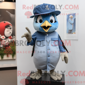 Olive Blue Jay maskot...