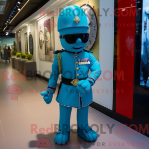 Cyan britisk Royal Guard...