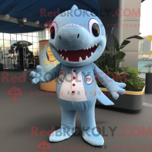 Máscara Sky Blue Shark com...