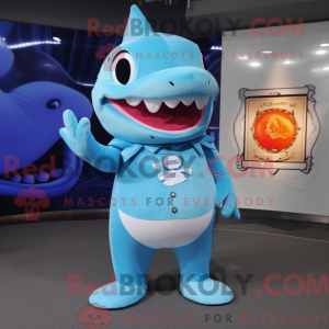 Máscara Sky Blue Shark com...