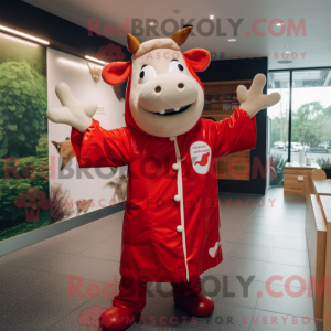 Red Beef Wellington mascot...