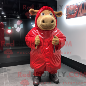 Postava maskota Red Beef...