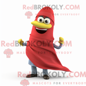Rød Baa maskot kostume...