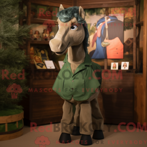 Forest Green Mare maskot...