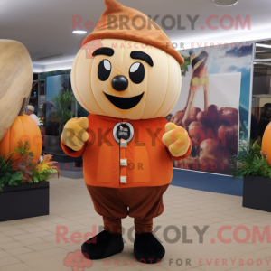 Rust Pumpkin maskot drakt...