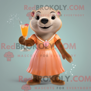 Disfraz de mascota Peach...