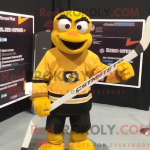 Gold Ice Hockey Stick...