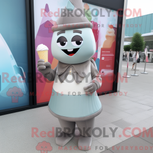 Personaggio mascotte cono...