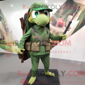 Forest Green Sniper mascot...