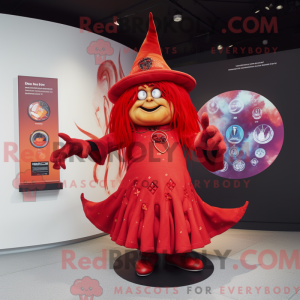 Figura de máscara de bruxa...