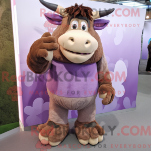Lavender Minotaur mascot...