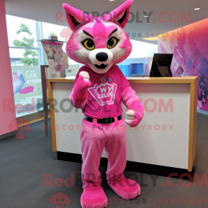 Maskottchenkostüm Rosa...