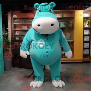 Turquoise Nijlpaard...