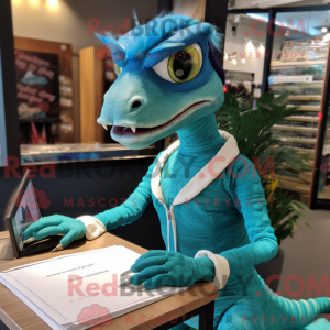 Blågrønn Velociraptor...