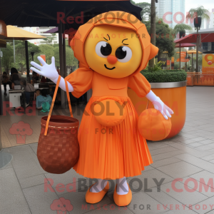 Orange Dim Sum maskot...