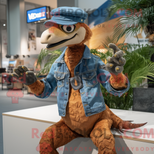 Deinonychus mascot costume...