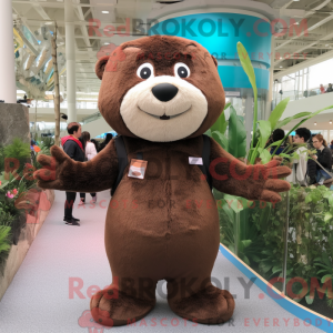 Costume mascotte de loutre...