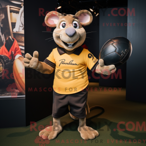 Gold Ratatouille mascot...